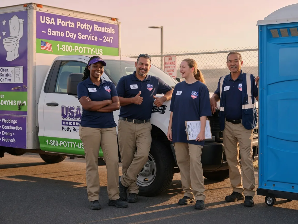 Porta Potty Rental company in Osnabrock, ND